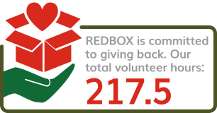 REDBOX Charity ticker